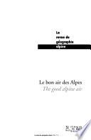 Revue de geographie alpine