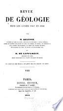 Revue de géologie pour l'année 1860-1877 et 1878