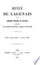 Revue de l'Agenais et des anciennes provinces du Sud-Ouest