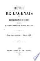 Revue de l'Agenais et des anciennes provinces du Sud-Ouest