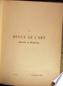 Revue de l'art ancien et moderne