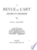 Revue de l'art ancien et moderne