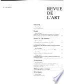 Revue de l'art