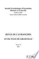 Revue de l'Avranchin et du pays de Granville