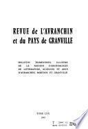 Revue de l'Avranchin et du pays de Granville