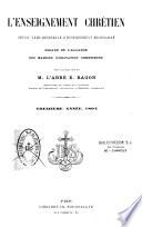 Revue de l'enseignement chrétien