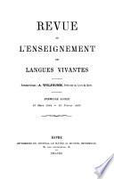 Revue de l'enseignement des langues vivantes