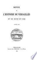 Revue de l'histoire de Versailles et de Seine-et-Otise