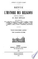 Revue de l'histoire des religions