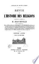 Revue de l'histoire des religions