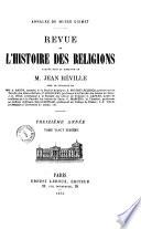 Revue de l'histoire des religions