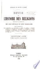 Revue de l'histoire des religions