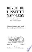 Revue de l'Institut Napoléon