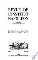 Revue de l'Institut Napoléon