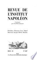 Revue de l'Institut Napoléon
