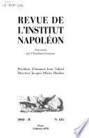 Revue de l'Institut Napoléon