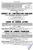 Revue de l'instruction publique de la littérature et des sciences en France et dans les pays étrangers
