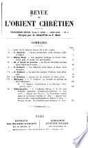 Revue de l'Orient chrétien