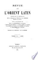 Revue de l'orient Latin