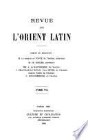 Revue de l'Orient latin