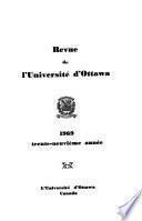 Revue de L'Université D'Ottawa