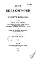 Revue de la Côte-d'Or et de l'ancienne Bourgogne