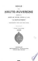 Revue de la Haute-Auvergne