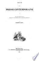 Revue de la presse contemporaine