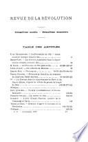 Revue de la révolution