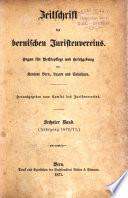 Revue de la Société des juristes bernois