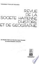 Revue de la Société haïtienne d'histoire et de géographie