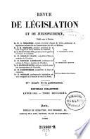 Revue de législation et de jurisprudence