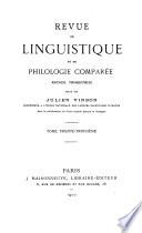 Revue de linguistique et de philologie comparée