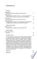 Revue de littérature comparée