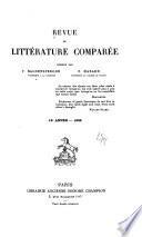 Revue de littérature comparée