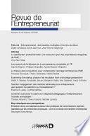 Revue de l’Entrepreneuriat