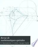Revue de mathématiques spéciales