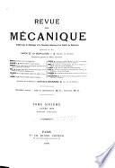 Revue de méchanique