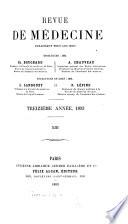 Revue de medecine