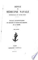 Revue de médecine navale (Métropole et outre-mer)