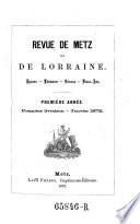Revue de Metz et de Lorraine