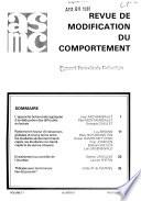 Revue de modification du comportement