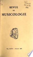 Revue de musicologie