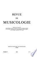 Revue de musicologie