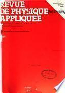 Revue de physique appliquée