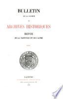 Revue de Saintonge & d'Aunis