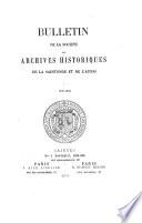 Revue de Saintonge & d'Aunis