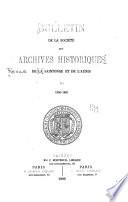 Revue de Saintonge & d'Aunis