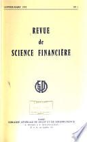 Revue de science financière