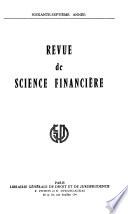 Revue de science financière